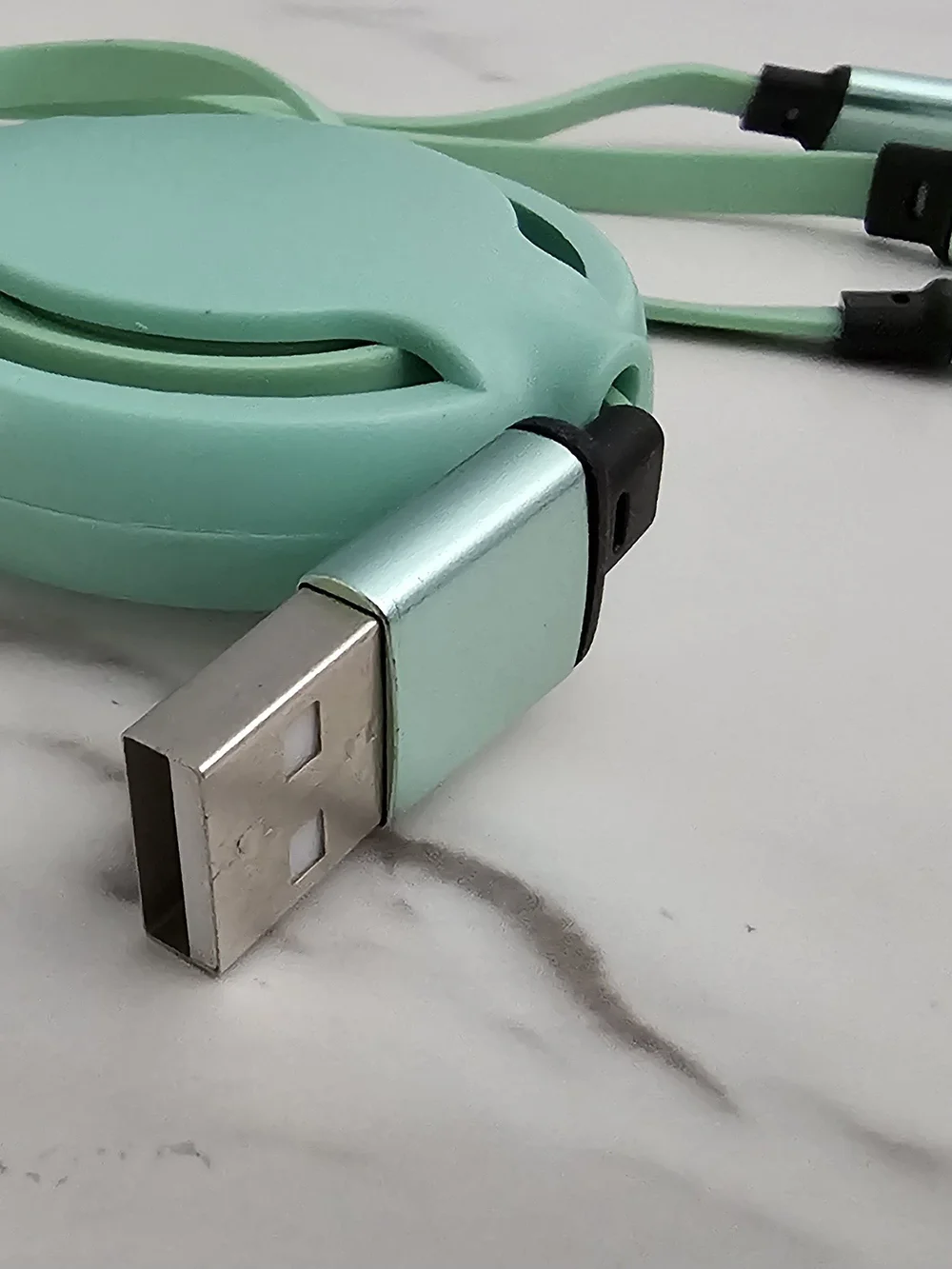 Mint Green Multi-Connector Charging Cable